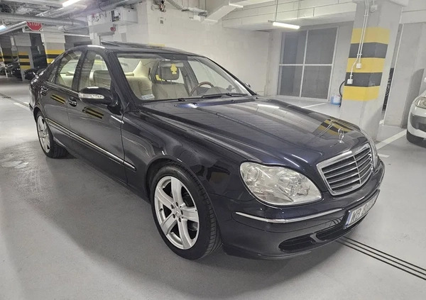 Mercedes-Benz Klasa S cena 70000 przebieg: 211000, rok produkcji 2004 z Warszawa małe 781